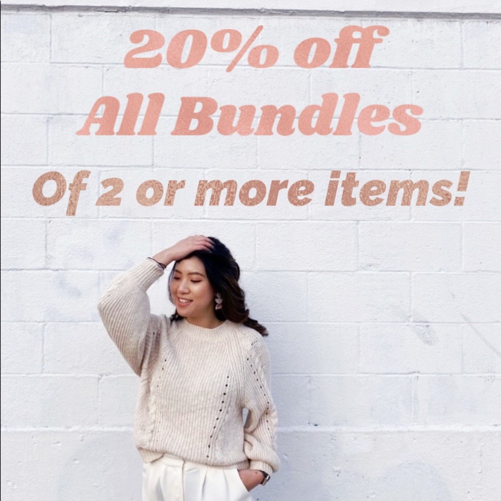 20% off All Bundles of 2 or More Items!